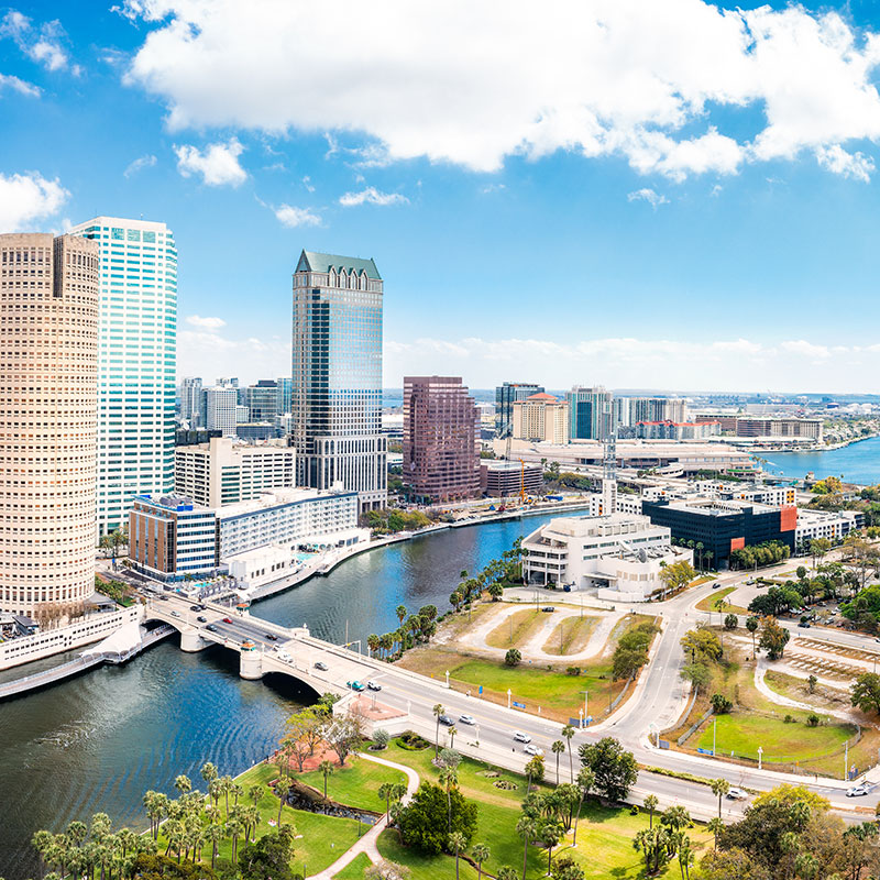 the Tampa, Florida skyline