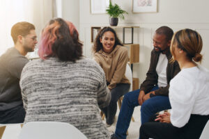 Group therapy session